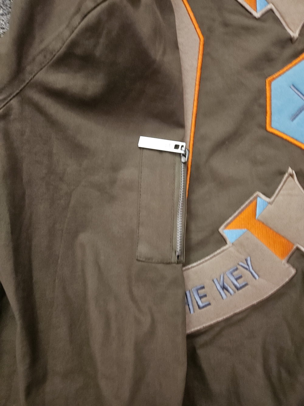 DROP DEAD 'Death Is The Key' Embroidered Bomber Jacket - Picture 3 of 10